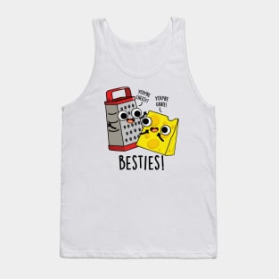 Besties Funny Cheese Grater Puns Tank Top